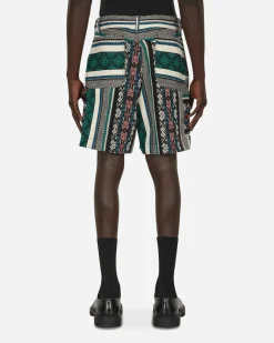 sacai Shorts^Rug Jacquard Shorts Multicolor
