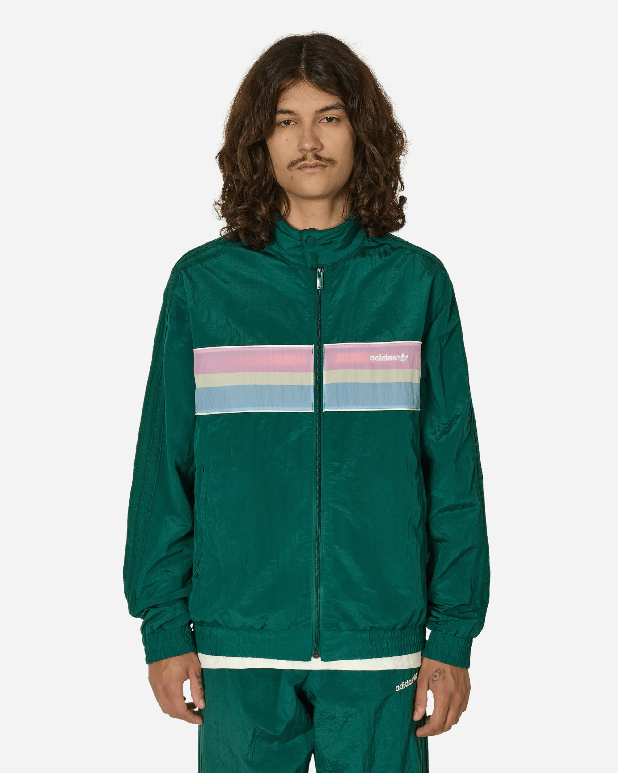 adidas Sweatshirts^80s Woven Woven Collegiate Green