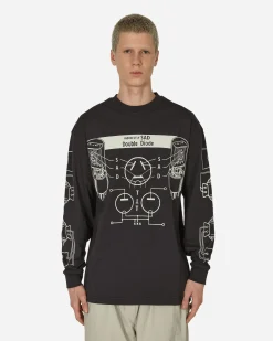 The Trilogy Tapes T-Shirts^Sad Longsleeve T-Shirt Black