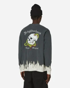 Neighborhood T-Shirts^Savage Longsleeve T-Shirt Black