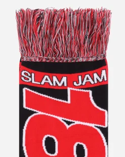 Slam Jam Gloves And Scarves|Gloves And Scarves^Sballo Rossonero Fan Scarf Black / Red