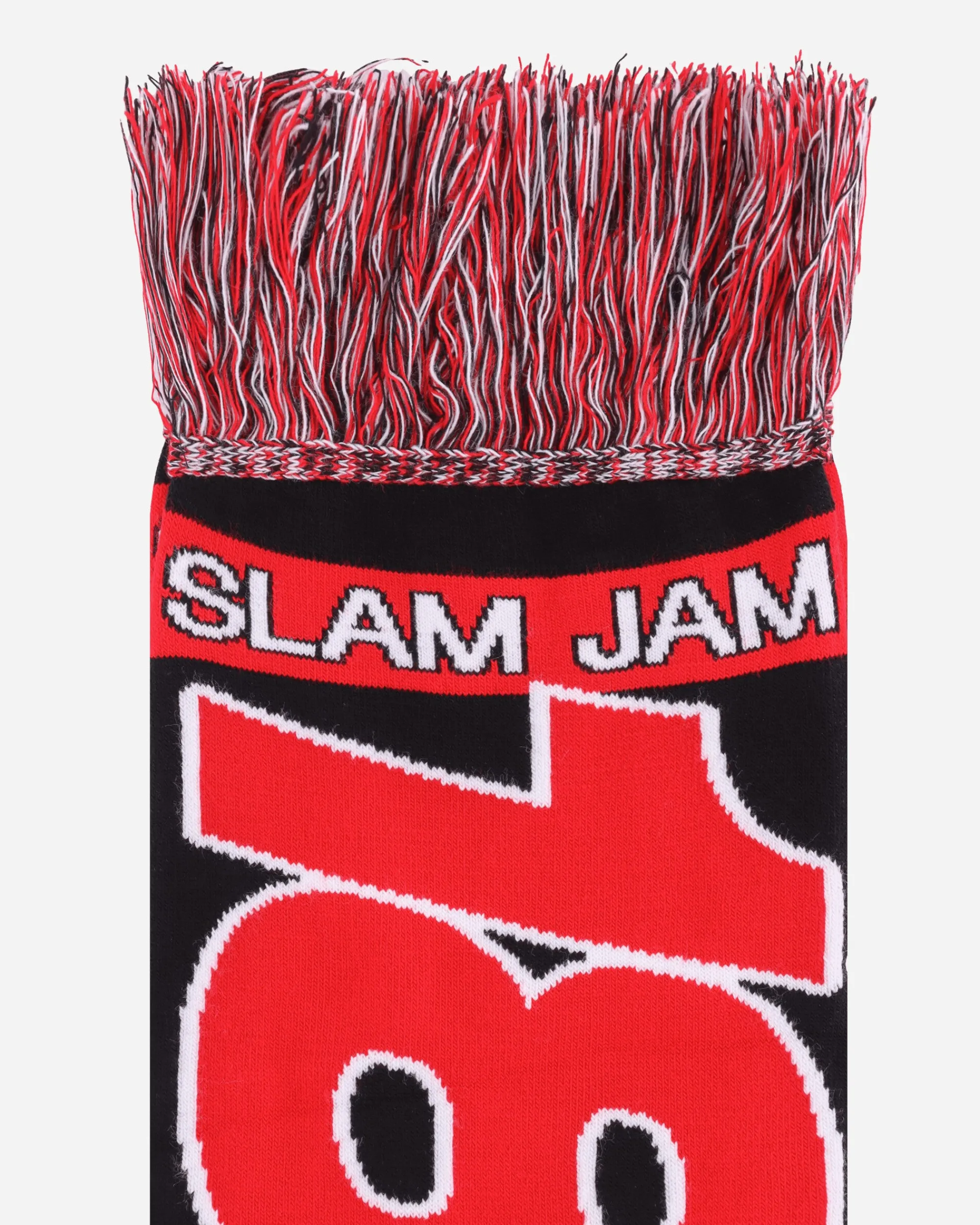 Slam Jam Gloves And Scarves|Gloves And Scarves^Sballo Rossonero Fan Scarf Black / Red
