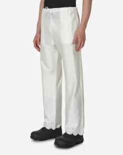 Sky High Farm Pants^Scalloped Pantalettes White