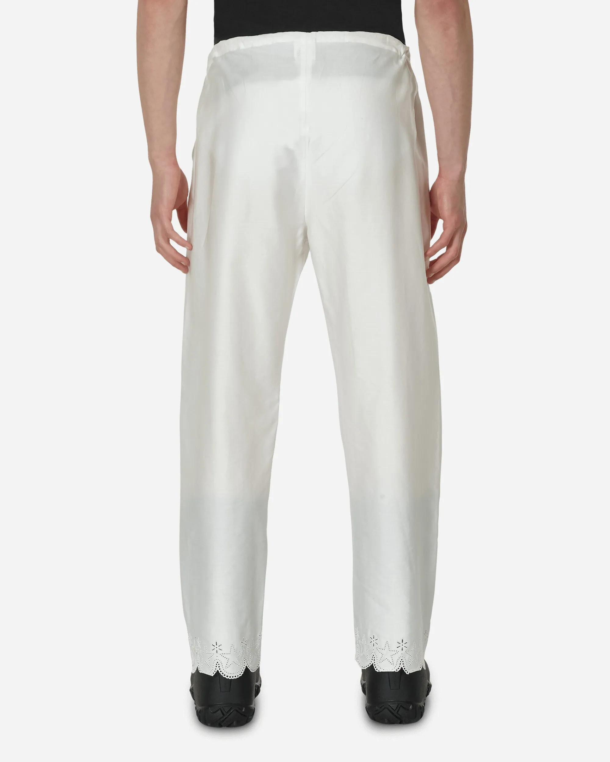 Sky High Farm Pants^Scalloped Pantalettes White
