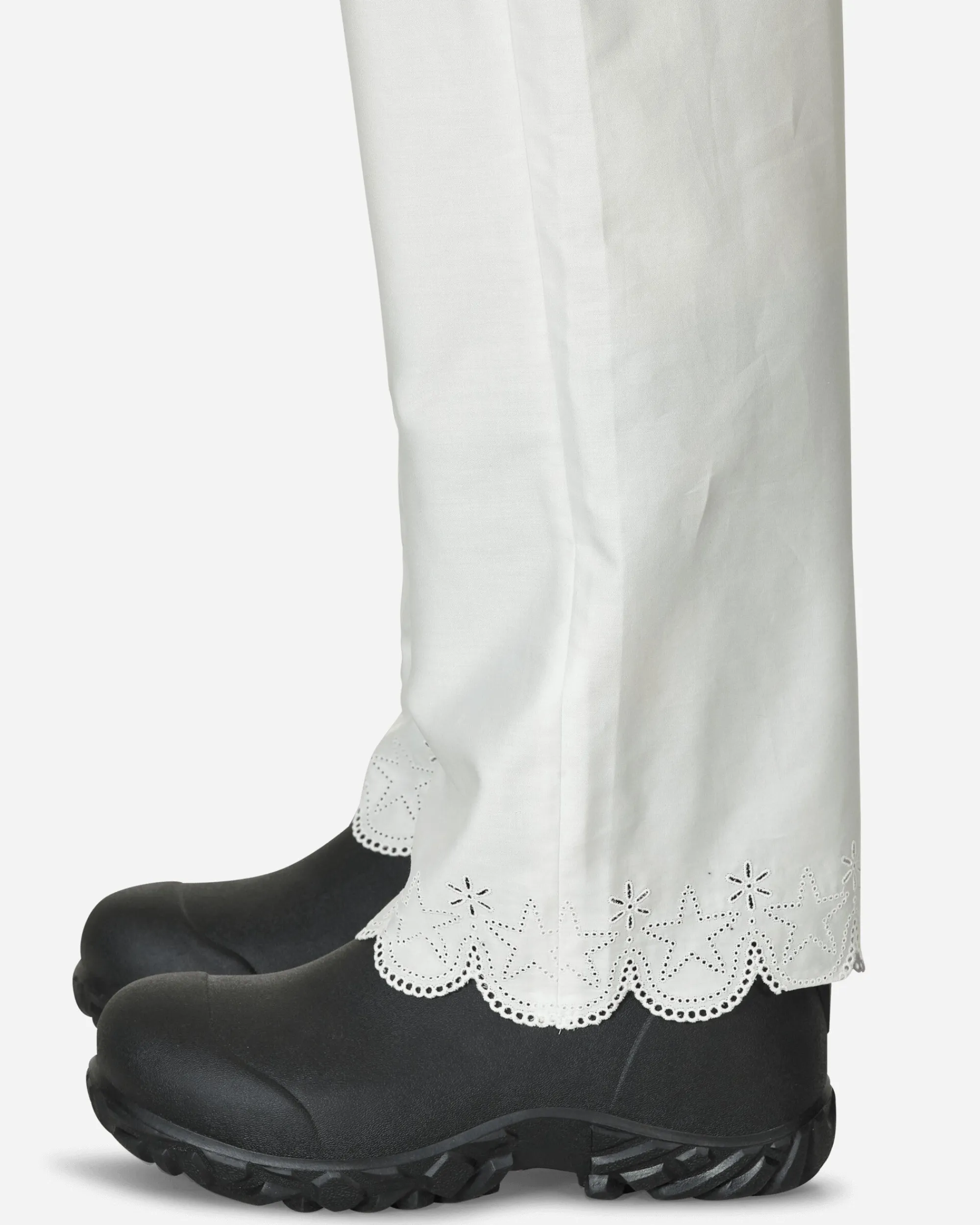 Sky High Farm Pants^Scalloped Pantalettes White