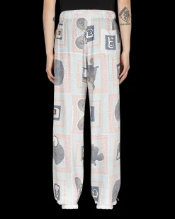 Aries Pants^Scarf Print Pijama Pants Multicolor