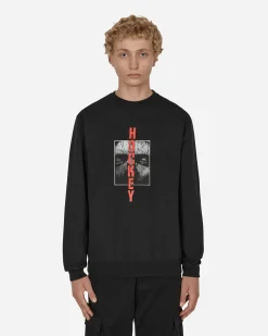 Hockey Sweatshirts^Scorched Earth Crewneck Sweatshirt Black
