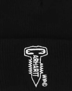 Carhartt WIP Hats|Hats^Screw Beanie Black