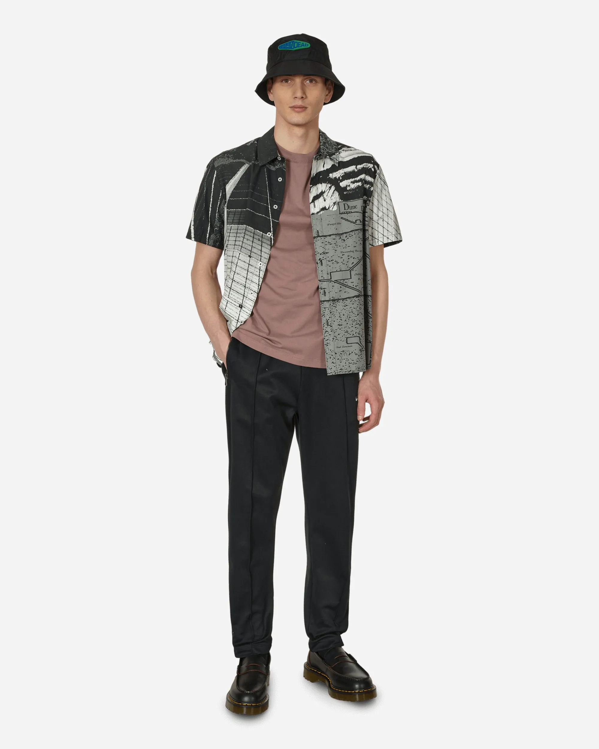 Dime Shirts^Secret Button-Up Shirt Cement
