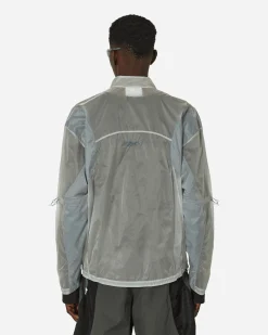 Reebok Coats And Jackets^See Through Jacket Crystal Blue
