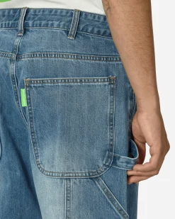 Mister Green Pants^Selvedge Utility Jean Stone Wash Indigo