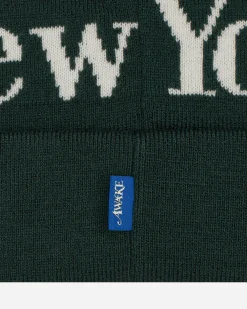 Awake NY Hats|Hats^Serif Logo Beanie Forest