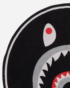 A Bathing Ape Textile^Shark Floor Rug Black