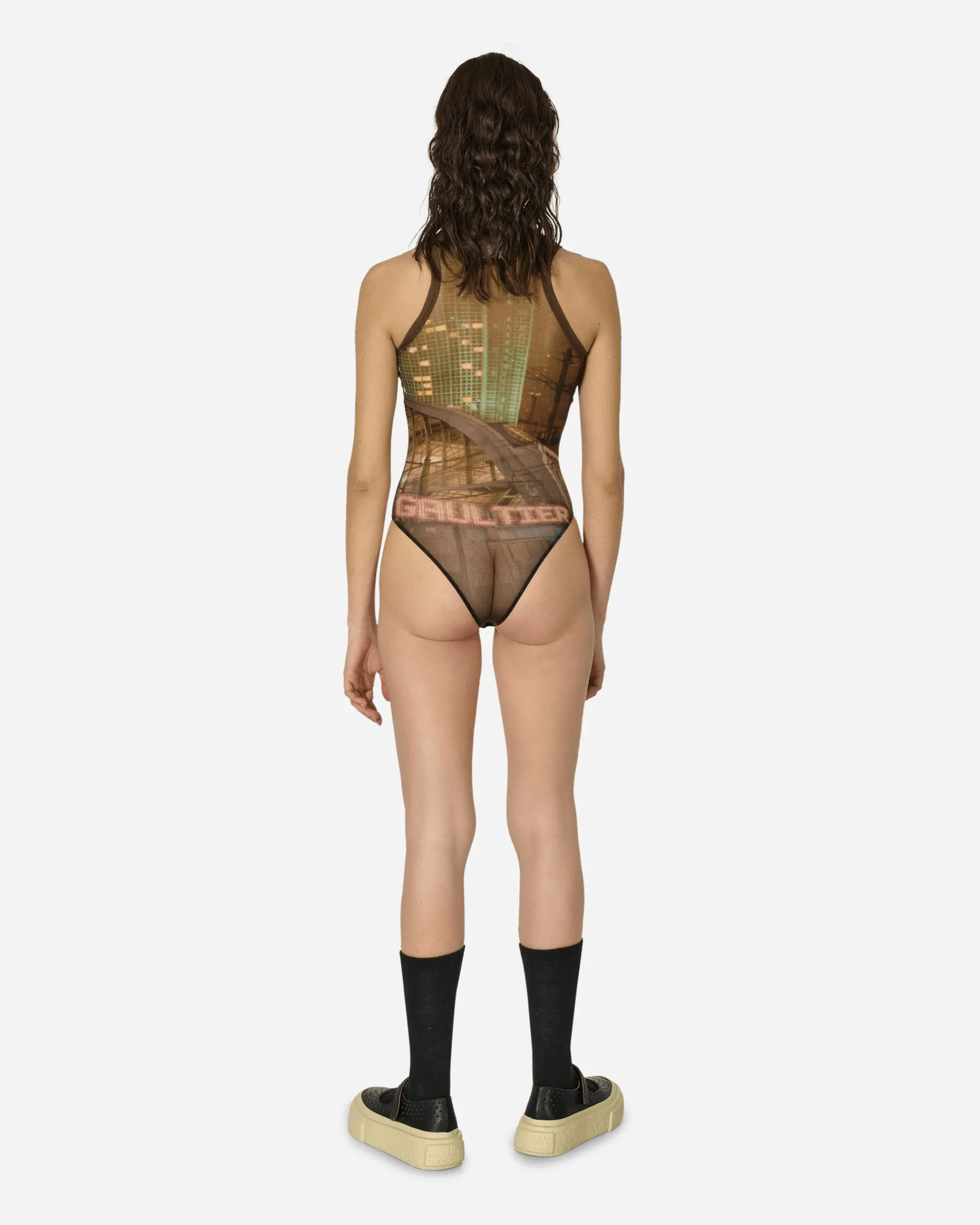 Jean Paul Gaultier Pants^Shayne Oliver City Bodysuit Multicolor