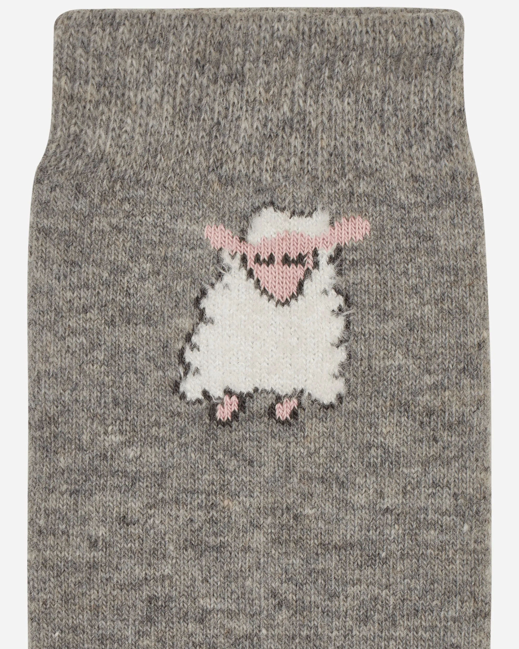 Sky High Farm Underwear^Sheep Embroidered Socks Grey