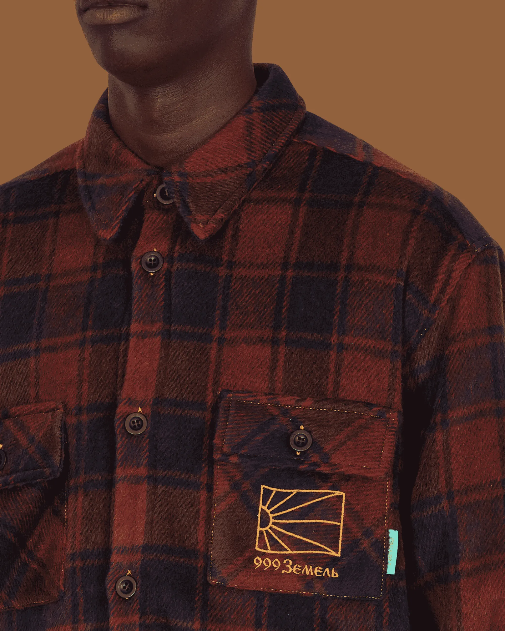 Paccbet Shirts^Sherpa Lined Woven Shirt Multicolor