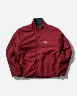 Stüssy Coats And Jackets|Coats And Jackets^Sherpa Reversible Jacket Smoke Grey