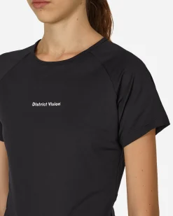 District Vision T-Shirts^Short Sleeve Fitted Tee Black