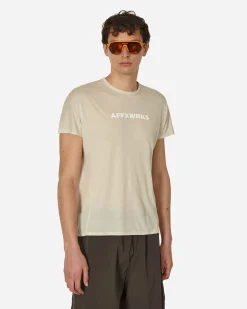 AFFXWRKS T-Shirts^Shoulderless T-Shirt Dust White
