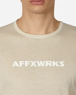 AFFXWRKS T-Shirts^Shoulderless T-Shirt Dust White