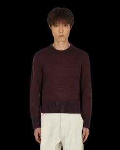 Maison Margiela Knitwear^Shrunken Crewneck Sweater Red
