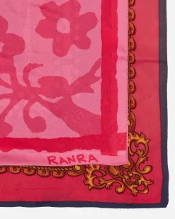 RANRA Gloves And Scarves|Gloves And Scarves^Silk Bandana Pink