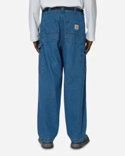 Carhartt WIP Pants^Single Knee Pants Blue