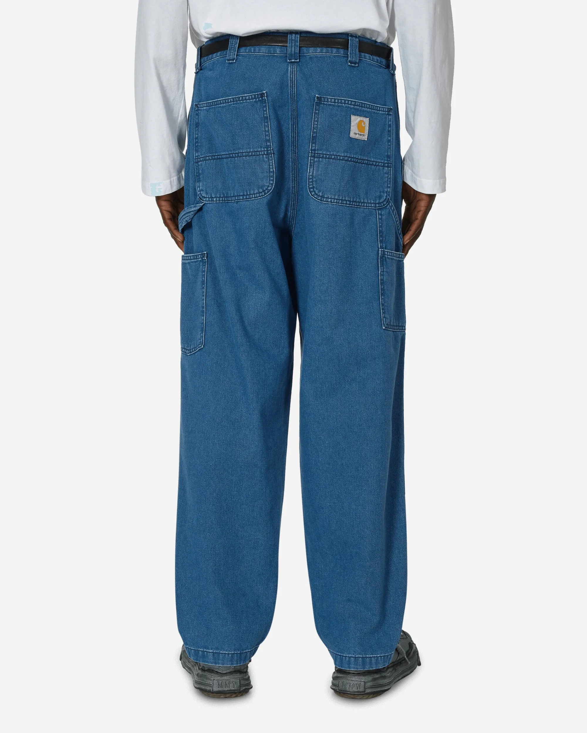 Carhartt WIP Pants^Single Knee Pants Blue