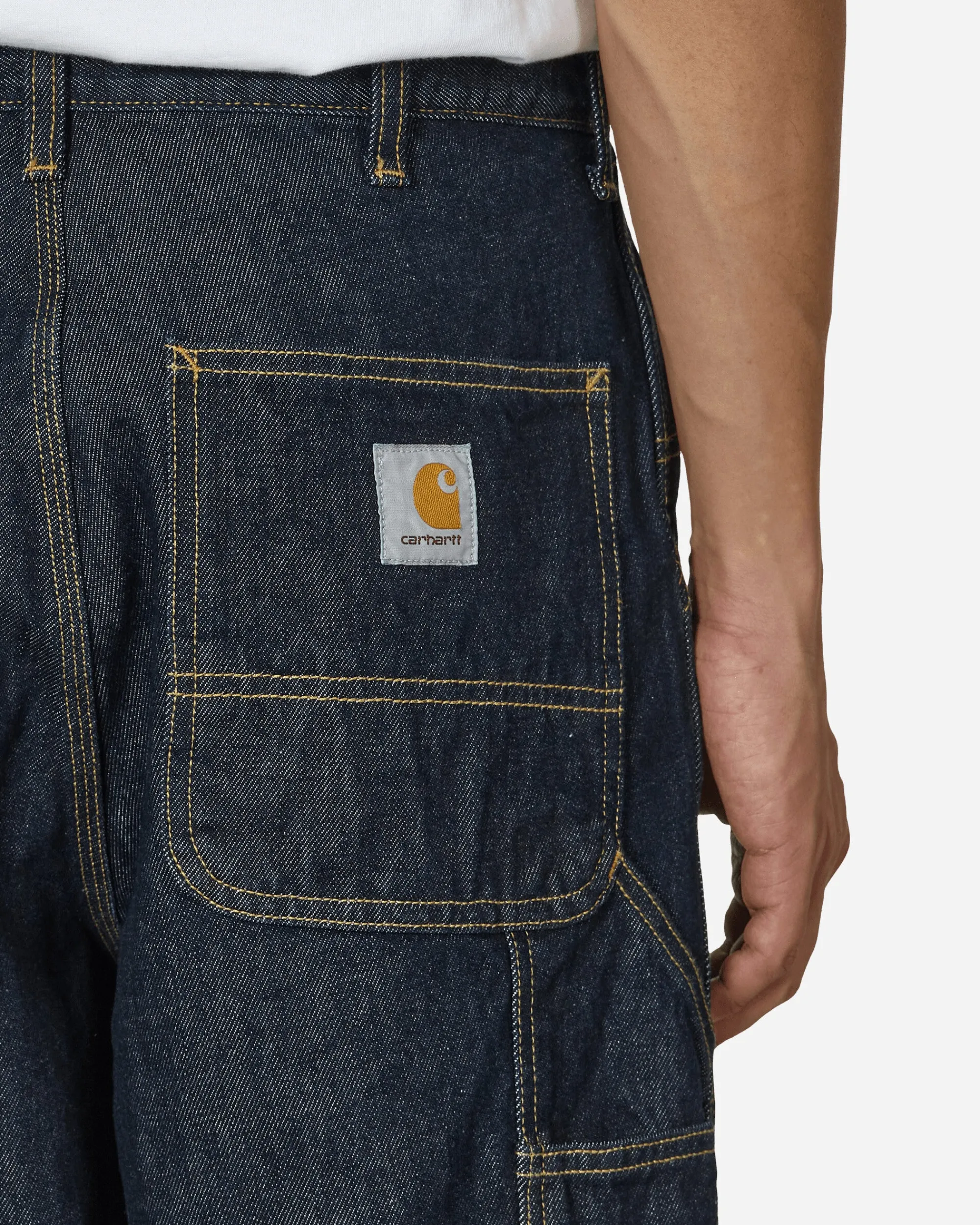 Carhartt WIP Pants^Single Knee Pants Blue
