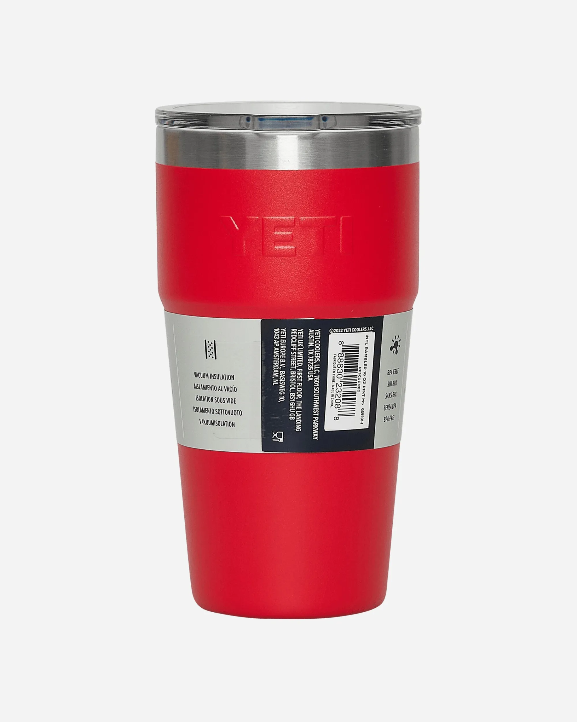 YETI Equipment^Single Rambler Stackable Cup Red
