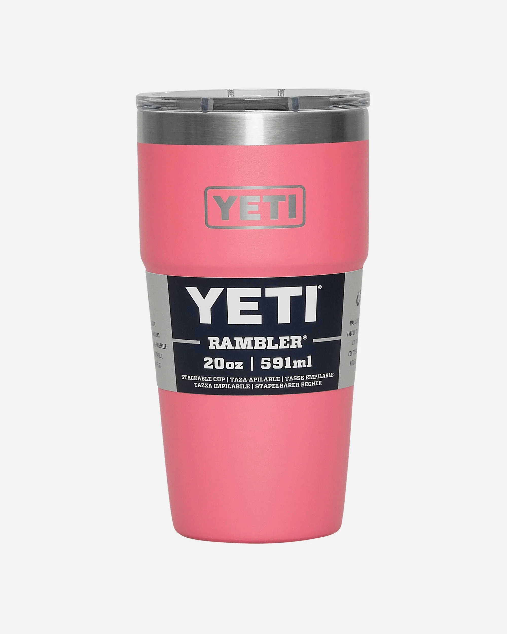 YETI Objects^Single Rambler Stackable Cup Tropical Pink
