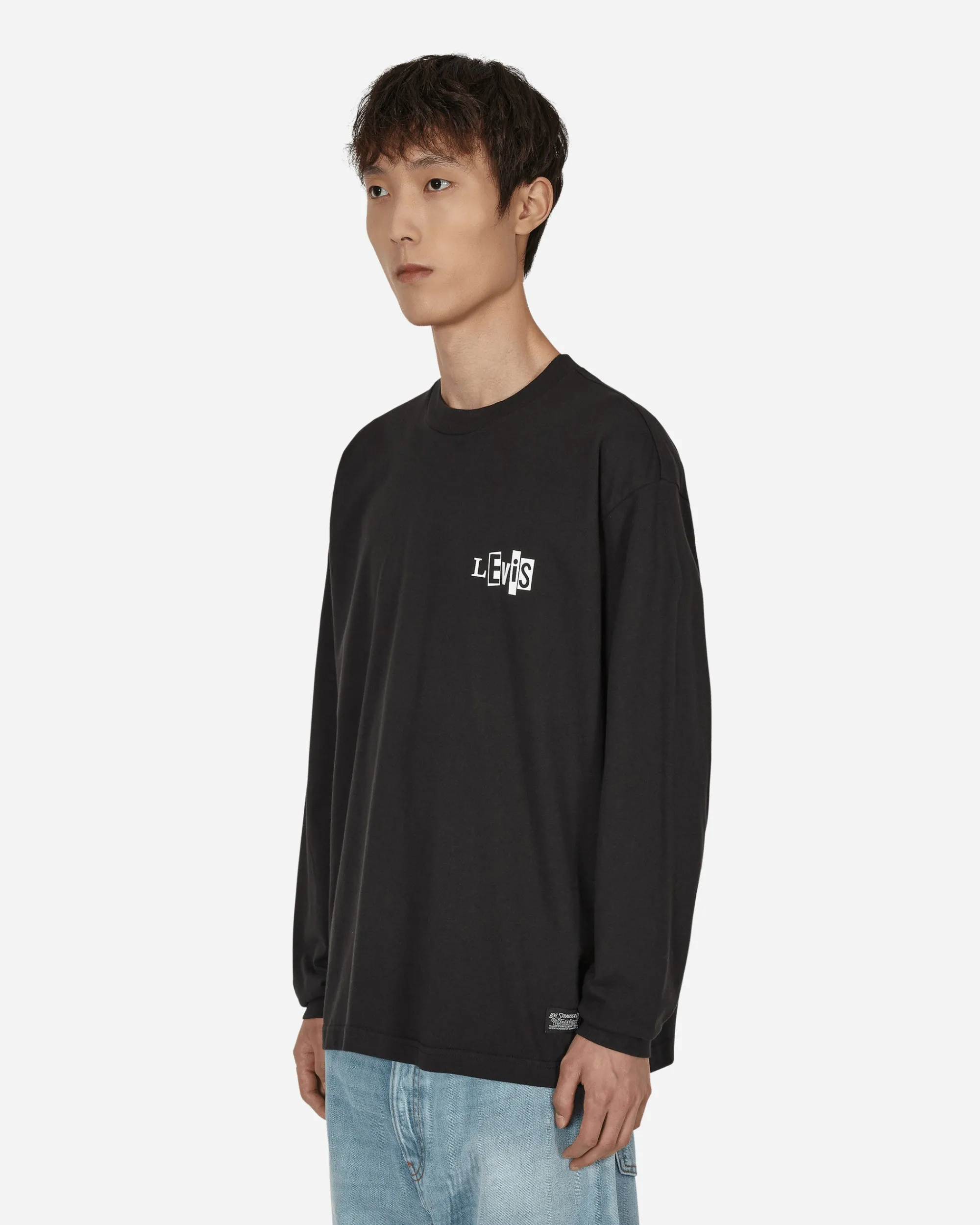 Levi's T-Shirts^Skateboarding Graphic Box Longsleeve T-Shirt Black