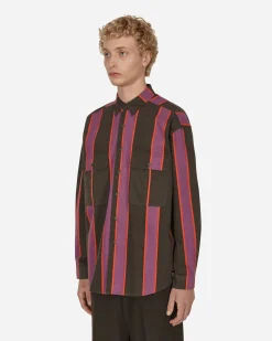 Levi's Shirts^Skateboarding Stripe Longsleeve Shirt Purple