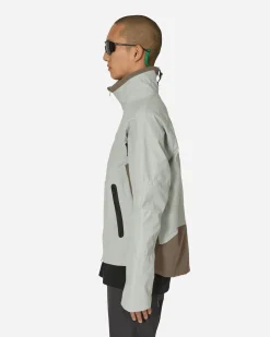 GR10K Coats And Jackets^Skeleton 3L WR Jacket Light Grey