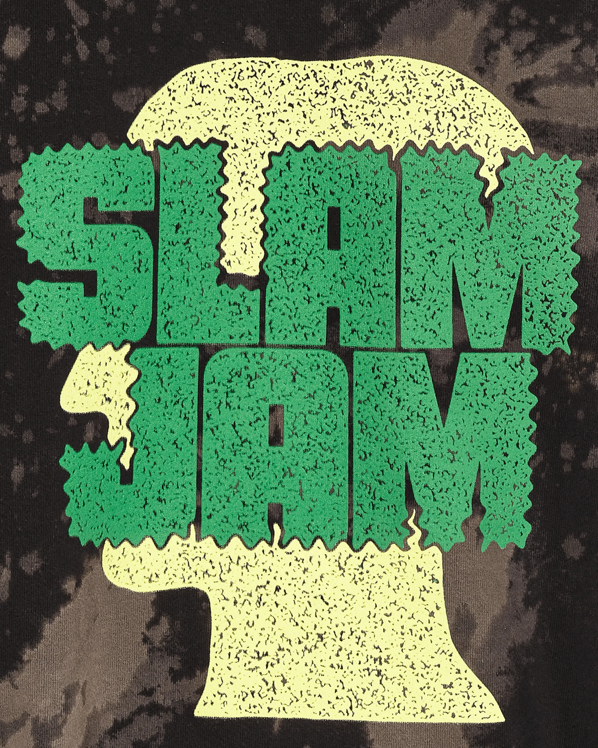 Brain Dead Sweatshirts^Slam Jam Acid Splatter Hooded Sweatshirt Black