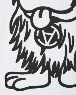 Public Possession T-Shirts^Slam Jam Dog Doesn't Know T-Shirt White