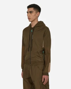 JORDANLUCA Sweatshirts^Slam Jam Euphoria Hooded Jacket Brown