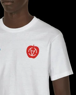 4 Worth Doing T-Shirts^Slam Jam Ghost Writer T-Shirt White