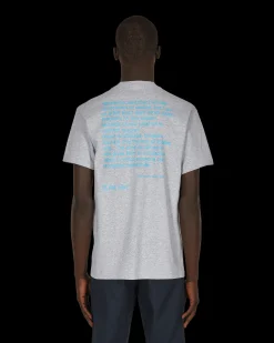 4 Worth Doing T-Shirts^Slam Jam Ghost Writer T-Shirt Grey