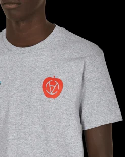 4 Worth Doing T-Shirts^Slam Jam Ghost Writer T-Shirt Grey