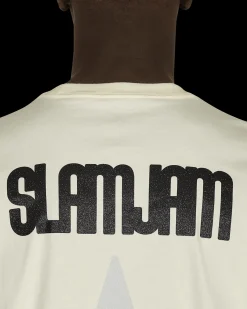 Converse T-Shirts^Slam Jam Long Sleeve T-Shirt Beige