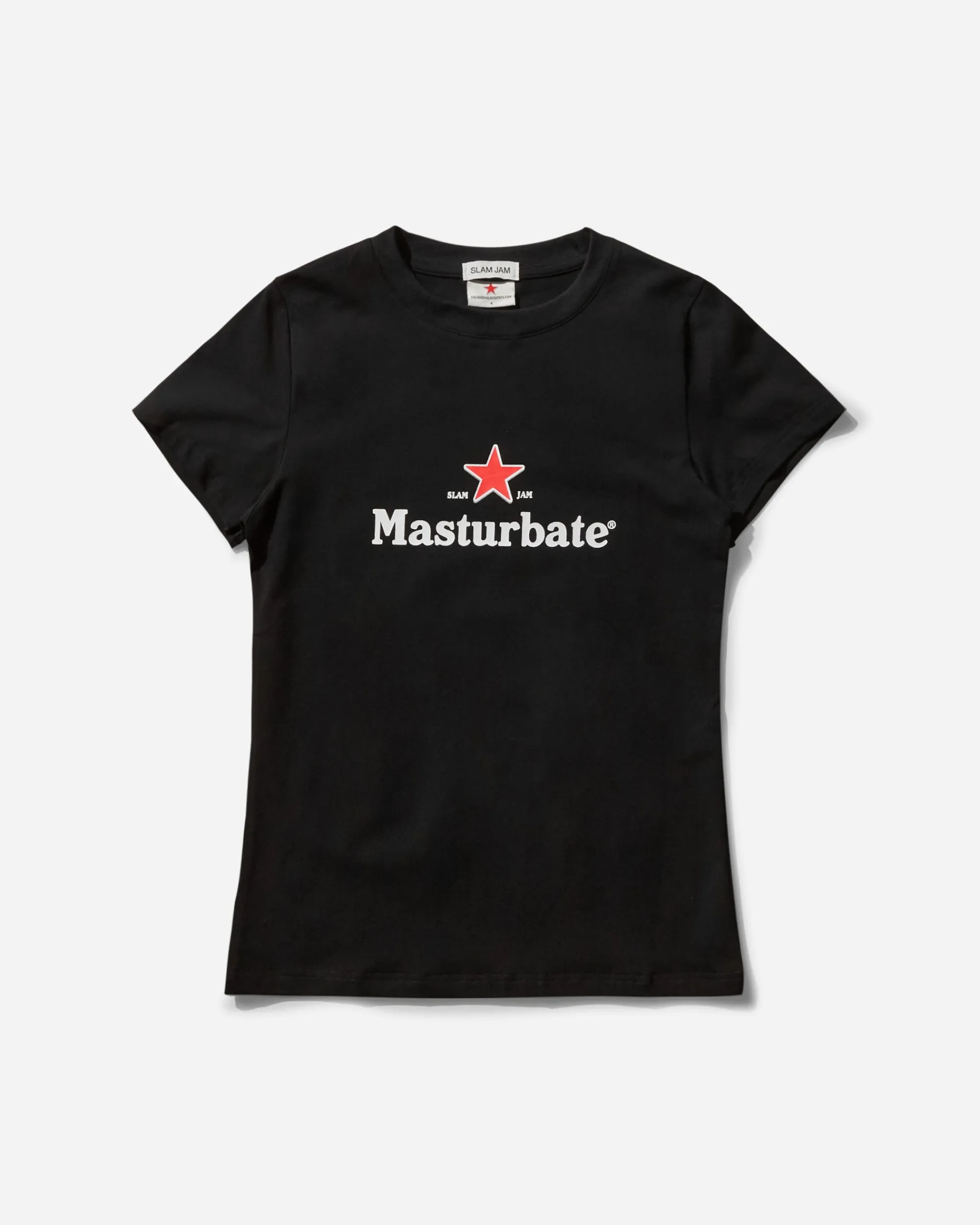 Salomé Poloudenny T-Shirts|T-Shirts^Slam Jam Masturbate T-Shirt Black