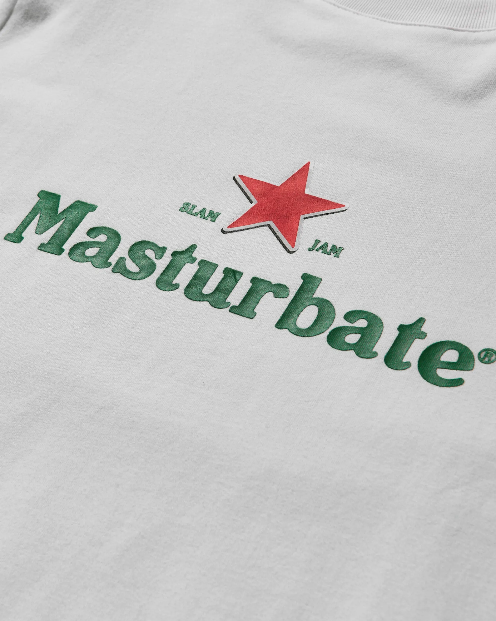 Salomé Poloudenny T-Shirts|T-Shirts^Slam Jam Masturbate T-Shirt White