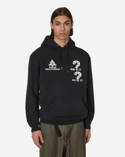 Public Possession Sweatshirts^Slam Jam Where Am I Hooded Sweatshirt Black
