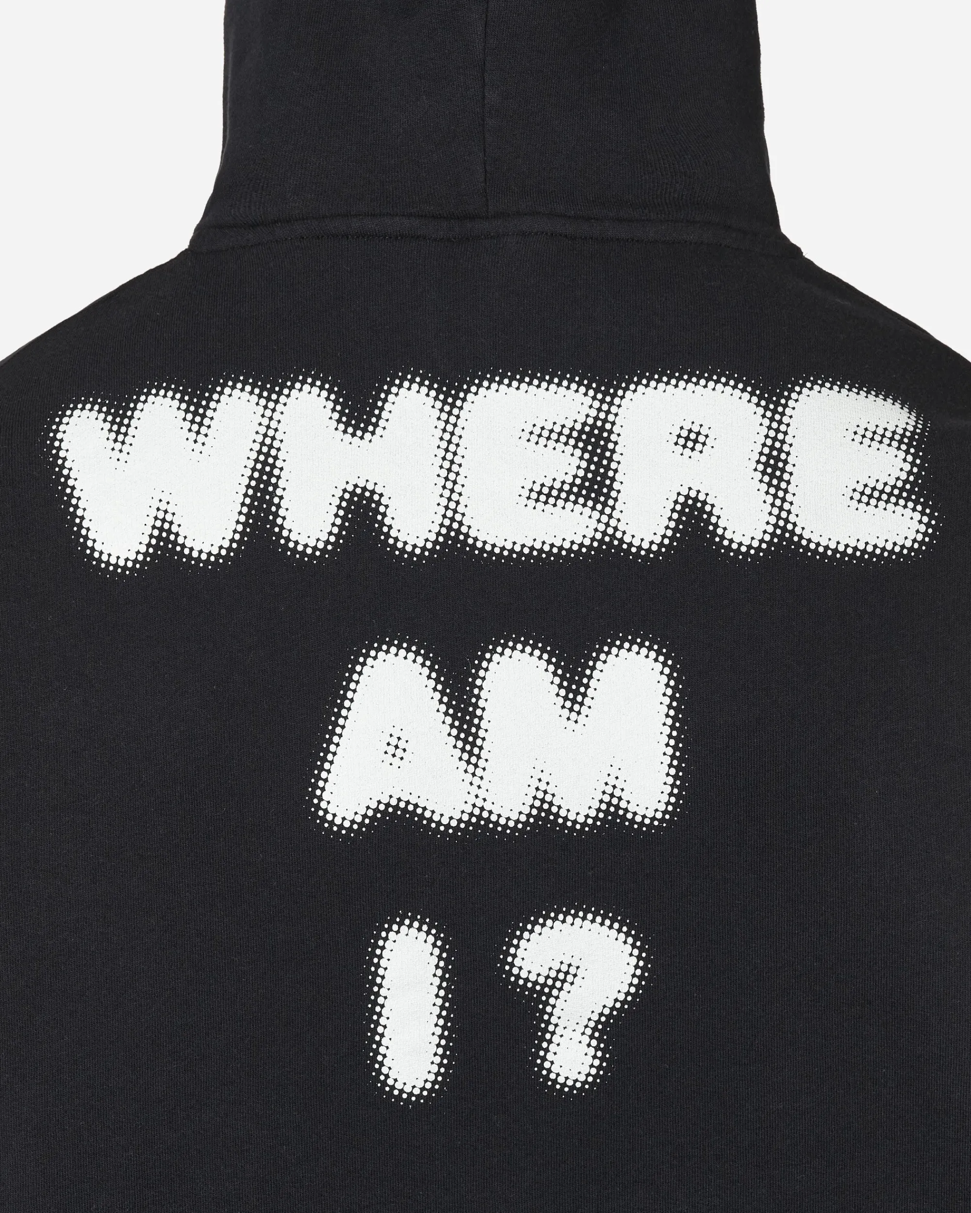 Public Possession Sweatshirts^Slam Jam Where Am I Hooded Sweatshirt Black