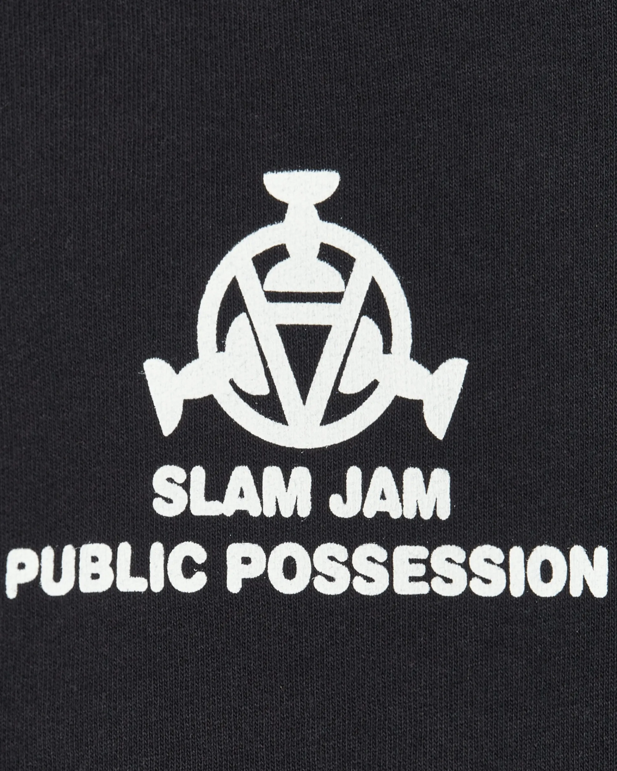 Public Possession Sweatshirts^Slam Jam Where Am I Hooded Sweatshirt Black