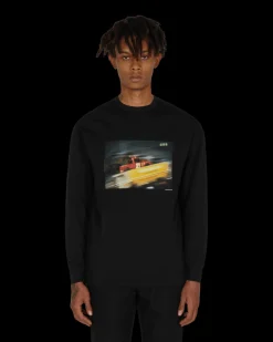 Vans T-Shirts^Slam Jam x Julian Klincewicz Longsleeve T-Shirt Black