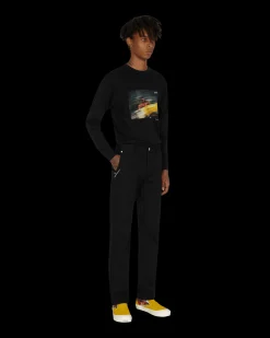 Vans T-Shirts^Slam Jam x Julian Klincewicz Longsleeve T-Shirt Black