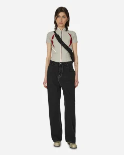 HYEIN SEO T-Shirts^Slashed Zip Top Beige