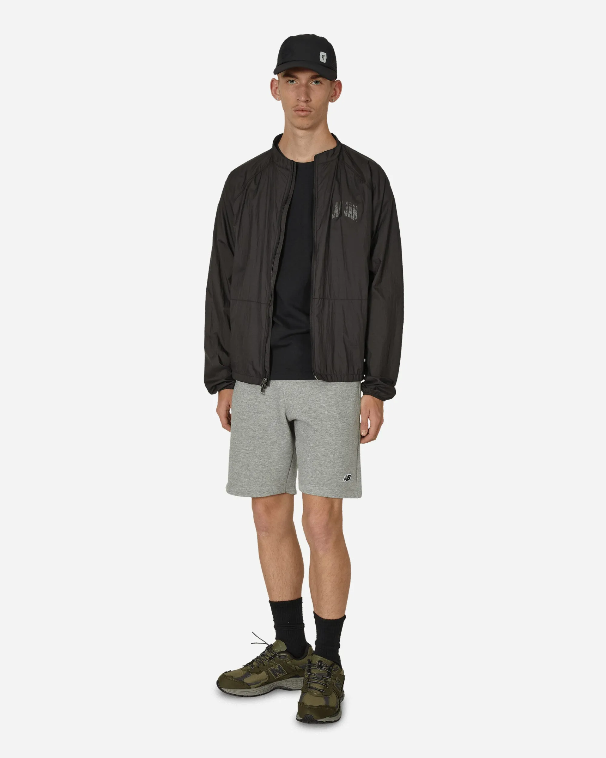 New Balance Shorts^Small Logo Sweatshorts Athletic Grey